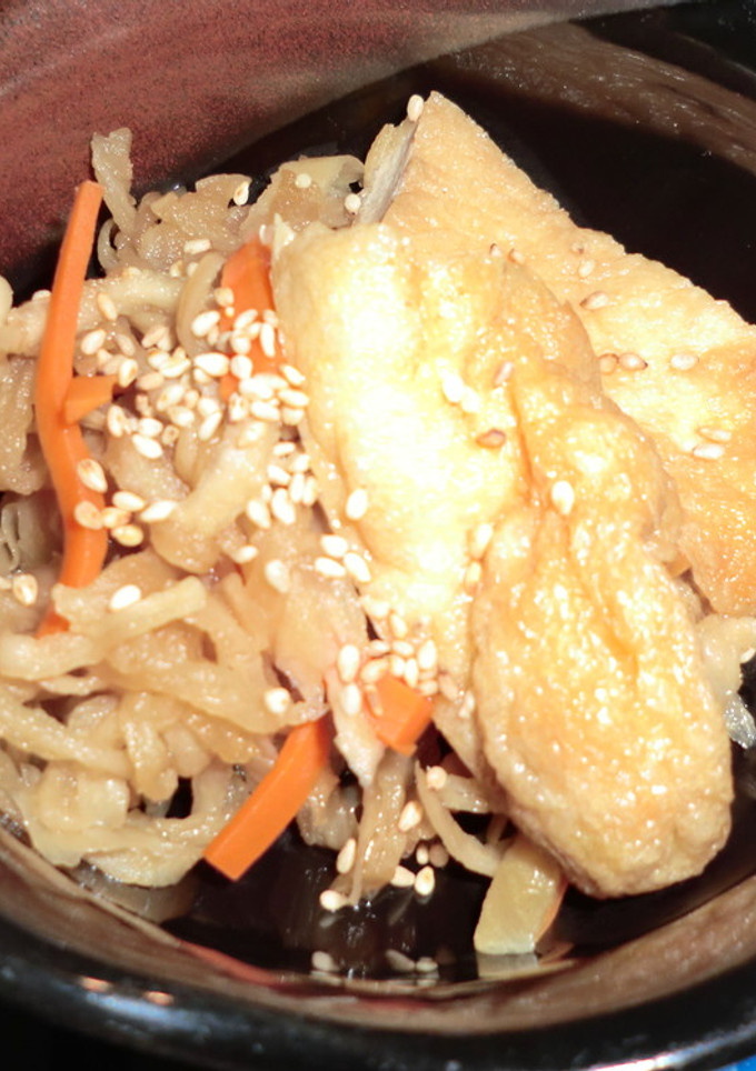 切り干し大根と油揚げの煮物-レシピのメイン写真