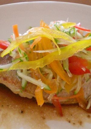 ＊鯛のｿﾃｰ　たっぷり野菜とともに＊-レシピのメイン写真