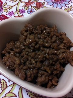 甘辛☆合びき肉のそぼろ-レシピのメイン写真