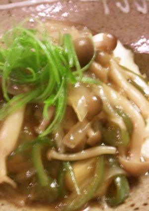 豆腐ステーキ☆きのこあんかけ-レシピのメイン写真