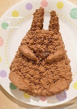 うさぎさんの簡単立体キャラケーキ❤-レシピのメイン写真
