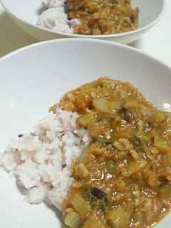 茄子入りひき肉カレー-レシピのメイン写真