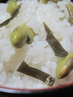 枝豆炊き込みご飯-レシピのメイン写真