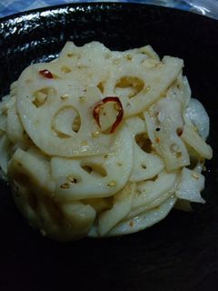 蓮根の中華風塩きんぴら☆-レシピのメイン写真