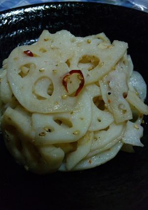 蓮根の中華風塩きんぴら☆-レシピのメイン写真