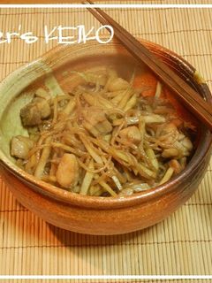【農家のレシピ】ゴボウとコンニャクの煮物-レシピのメイン写真