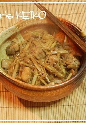 【農家のレシピ】ゴボウとコンニャクの煮物-レシピのメイン写真