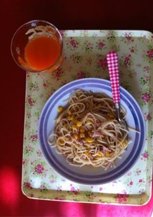 簡単！ツナとコーンのパスタ-レシピのメイン写真