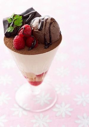 バレンタインに☆チョコティラミスパフェ-レシピのメイン写真