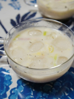 豆乳で冷たいスープ-レシピのメイン写真