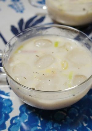 豆乳で冷たいスープ-レシピのメイン写真