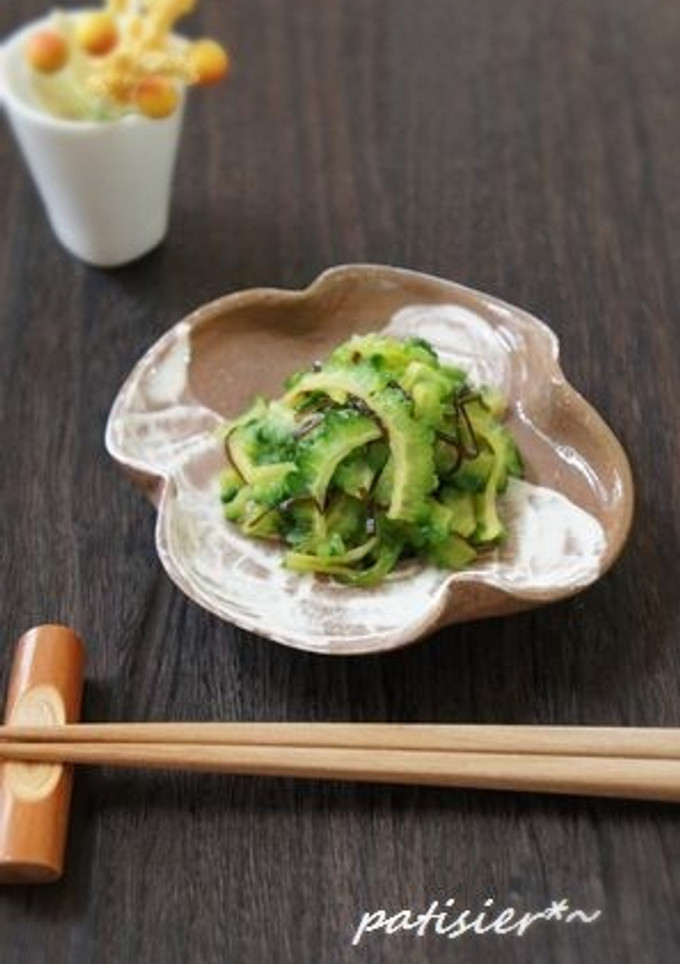 ゴーヤの塩昆布和え-レシピのメイン写真