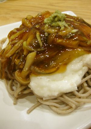 きのこあんかけとろろ蕎麦-レシピのメイン写真