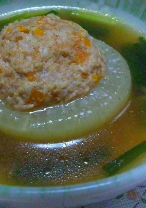 大根のこんもり肉詰めスープ煮-レシピのメイン写真