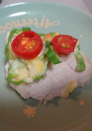 塩鶏のピザ風-レシピのメイン写真