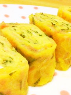 大葉とベーコンの卵焼き♡-レシピのメイン写真