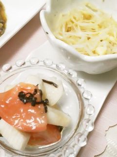 長芋とトマトの塩昆布和え-レシピのメイン写真