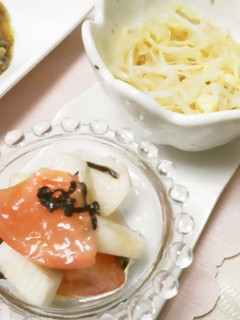 長芋とトマトの塩昆布和え-レシピのメイン写真