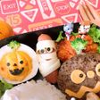 茹で卵deハロウィンかぼちゃ★キャラ弁に