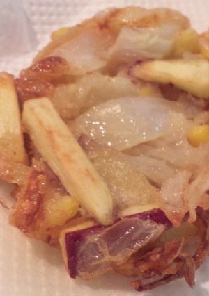 たまねぎとサツマイモの掻き揚げ-レシピのメイン写真