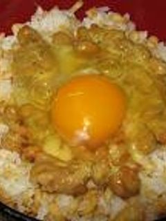 天かすで納豆卵丼-レシピのメイン写真