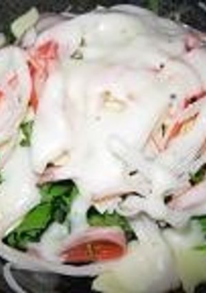 水菜のシーザーサラダ-レシピのメイン写真
