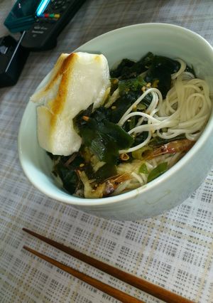 海鮮風にゅうめんwith餅-レシピのメイン写真