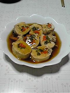鶏肉のロール煮込み餡かけ-レシピのメイン写真