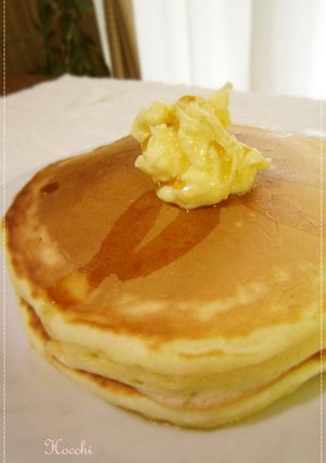 うちの簡単♪ホットケーキは中がフワ・モチ-レシピのメイン写真