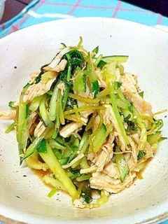 鶏肉と三つ葉のレモン醤油和え-レシピのメイン写真