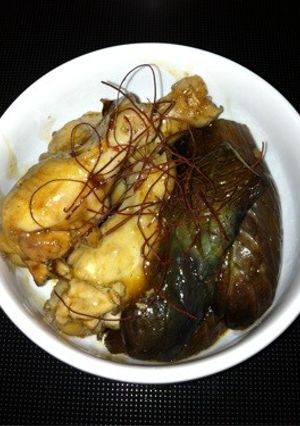 ピリ辛手羽元の麻婆茄子-レシピのメイン写真