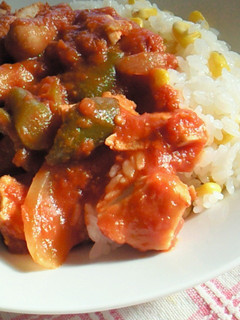もろこしご飯で野菜モリモリトマト煮込み-レシピのメイン写真