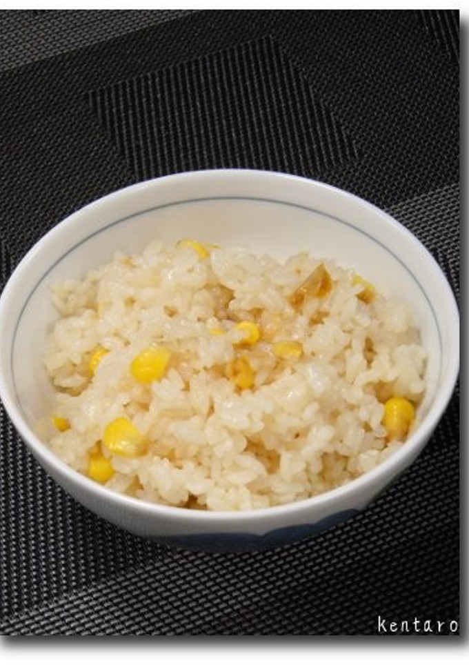 とうもろこし出汁のとうもろこしご飯-レシピのメイン写真