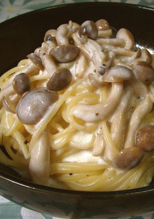 しめじとヨーグルトのパスタ-レシピのメイン写真