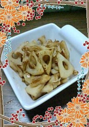 れんこんとほしえびのきんぴら-レシピのメイン写真