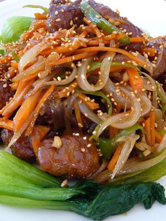 おからこんにゃくと野菜の黒酢炒め-レシピのメイン写真