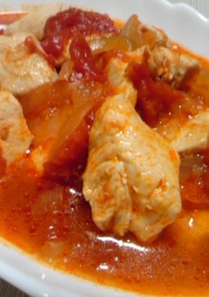 鶏肉のトマト煮-レシピのメイン写真