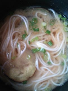 素麺のお味噌汁♪-レシピのメイン写真