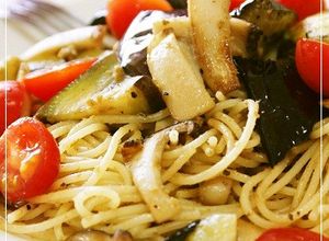茄子とエリンギのタプナードソースパスタ-レシピのメイン写真