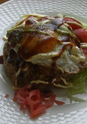 Ｂ級グルメ！ソース焼き飯（焼きそば味）-レシピのメイン写真