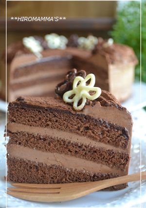 *チョコレートケーキ*-レシピのメイン写真