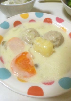 我が家のミートボール♪シチュー-レシピのメイン写真