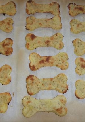 犬のおやつカルシウム入りポテトクッキー-レシピのメイン写真