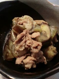 なすと豚肉の煮物-レシピのメイン写真