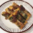 うまうま♬厚揚げの豚肉巻き 梅風味