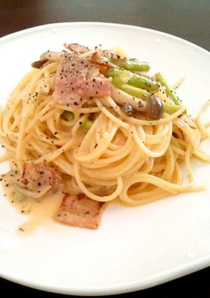 油・生クリーム不使用☆全卵カルボナーラ-レシピのメイン写真