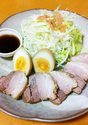 ★超簡単配合！美味しいタレで叉焼卵★。*-レシピのメイン写真