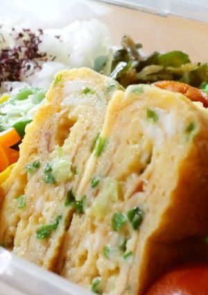おかかネギのあまいたまご焼き-レシピのメイン写真