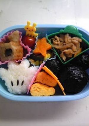 キャラ弁☆おにぎり２７・ミッキーの手-レシピのメイン写真