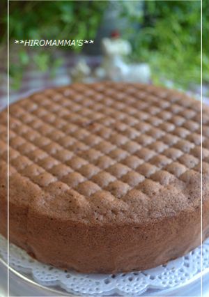 ココアスポンジケーキ-レシピのメイン写真